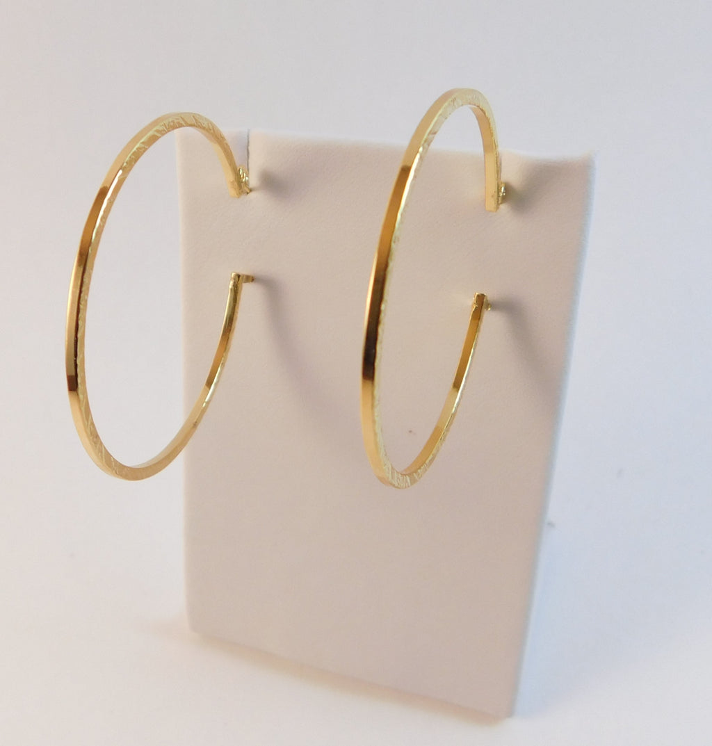 Gold Plated Hoop Earring