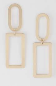 Open Cut Drop Earrings