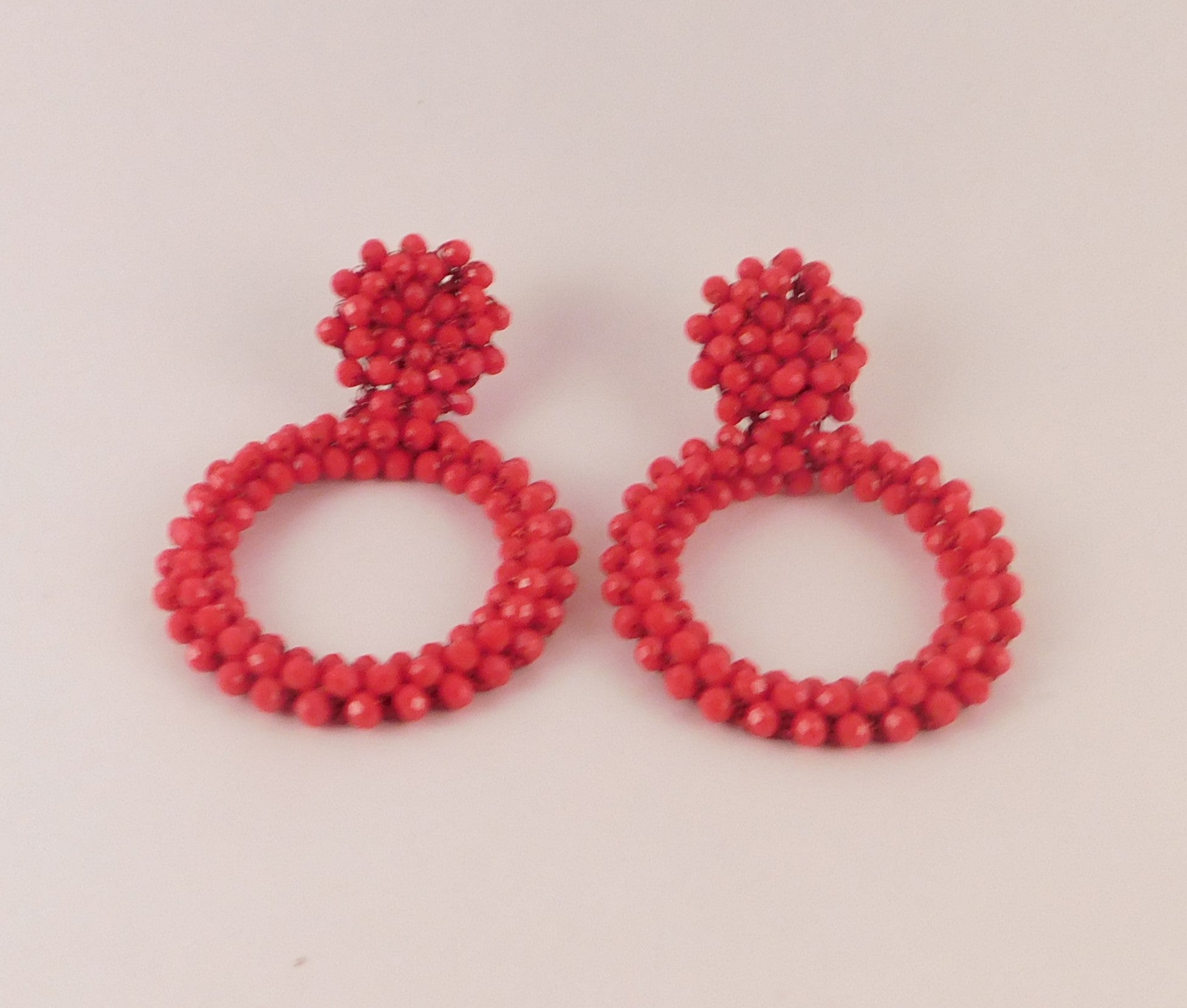 Beaded Earrings in 3 Colors